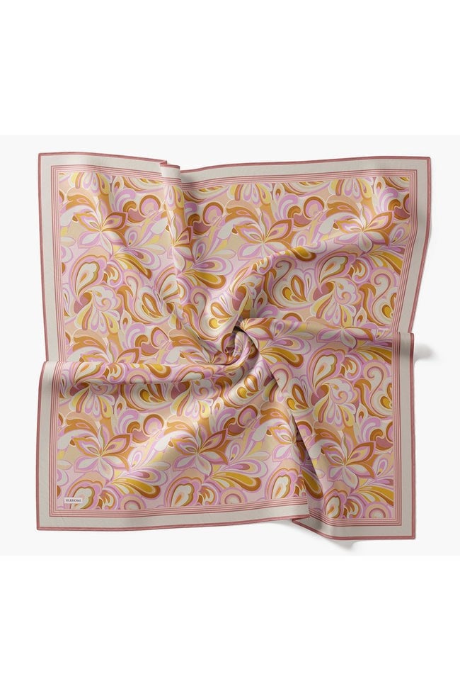 Silk Home Velora Eşarp Aura Floral Taba