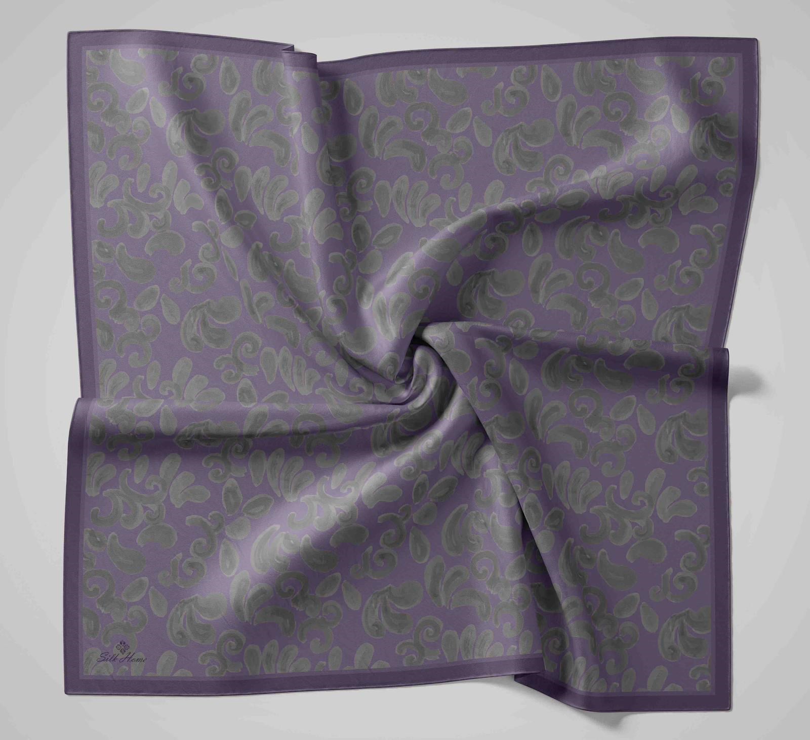Silk Home Velora Eşarp IST 160004-18 Eflatun Soyut Desen