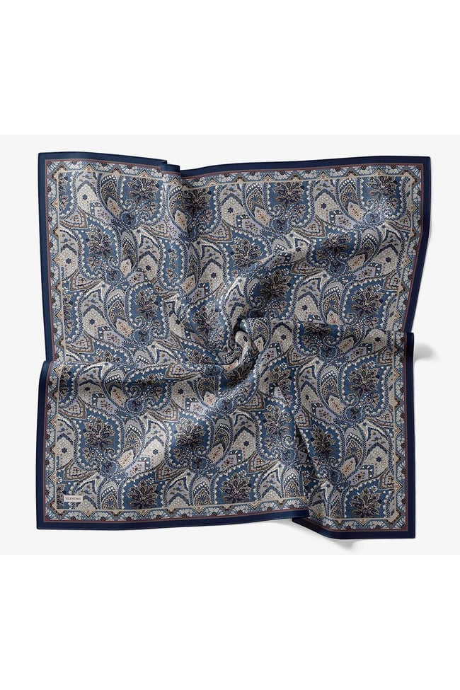 Silk Home Velora Eşarp Vintage Paisley Lacivert