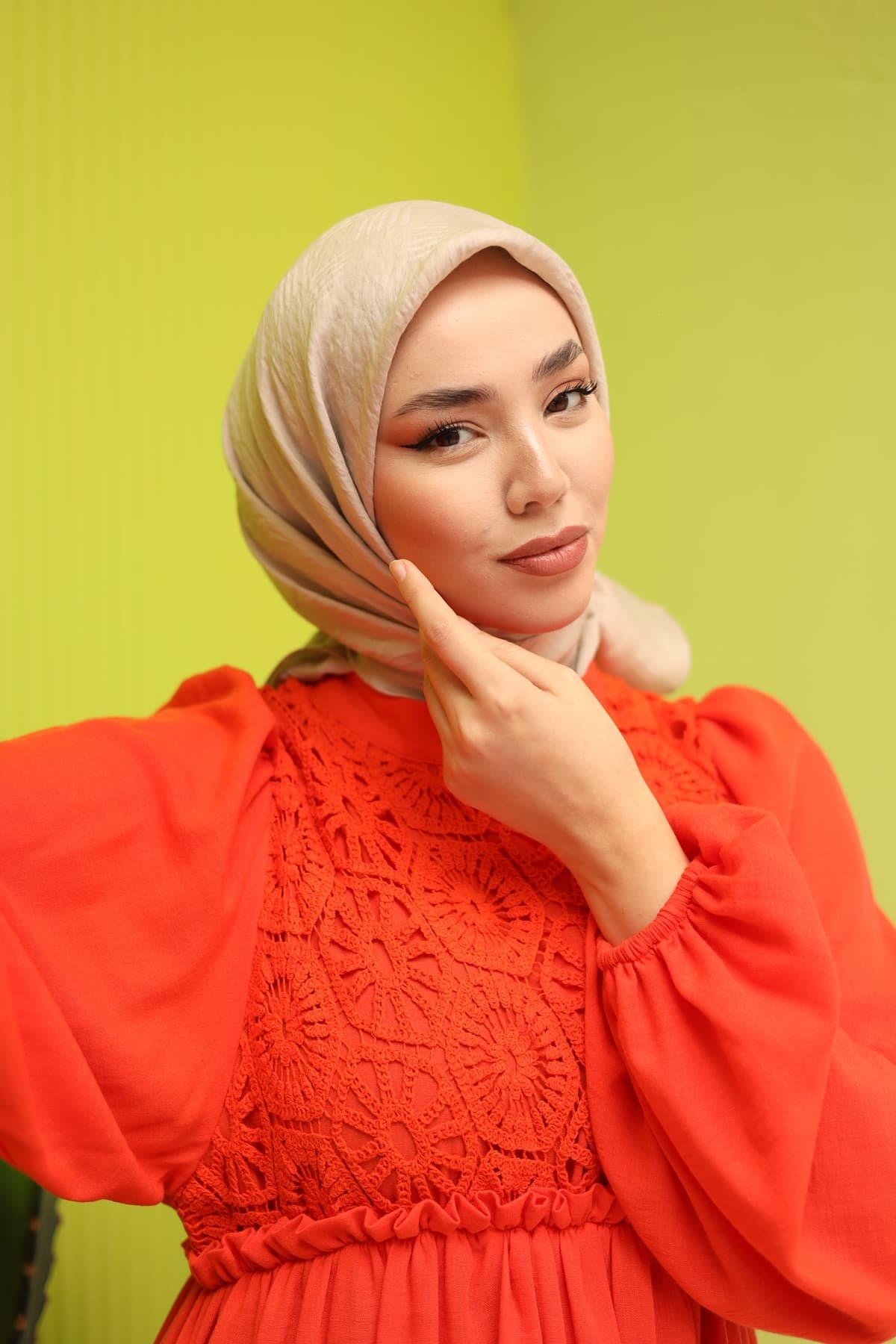 Silkhome Prıme Bej Eşarp IST78005-06