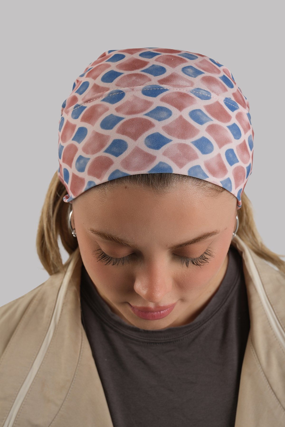 Somon Pratik Hazır Geçmeli Buff Bandana Sandy Desenli Boru Bone 2419_39