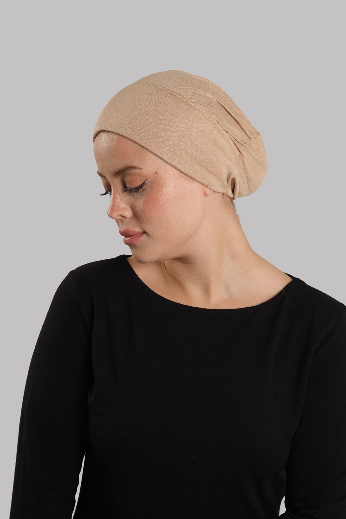 Sütlü Kahve Pratik Hazır Geçmeli İç Bone Viskon Süngerli Lastikli 3015_26
