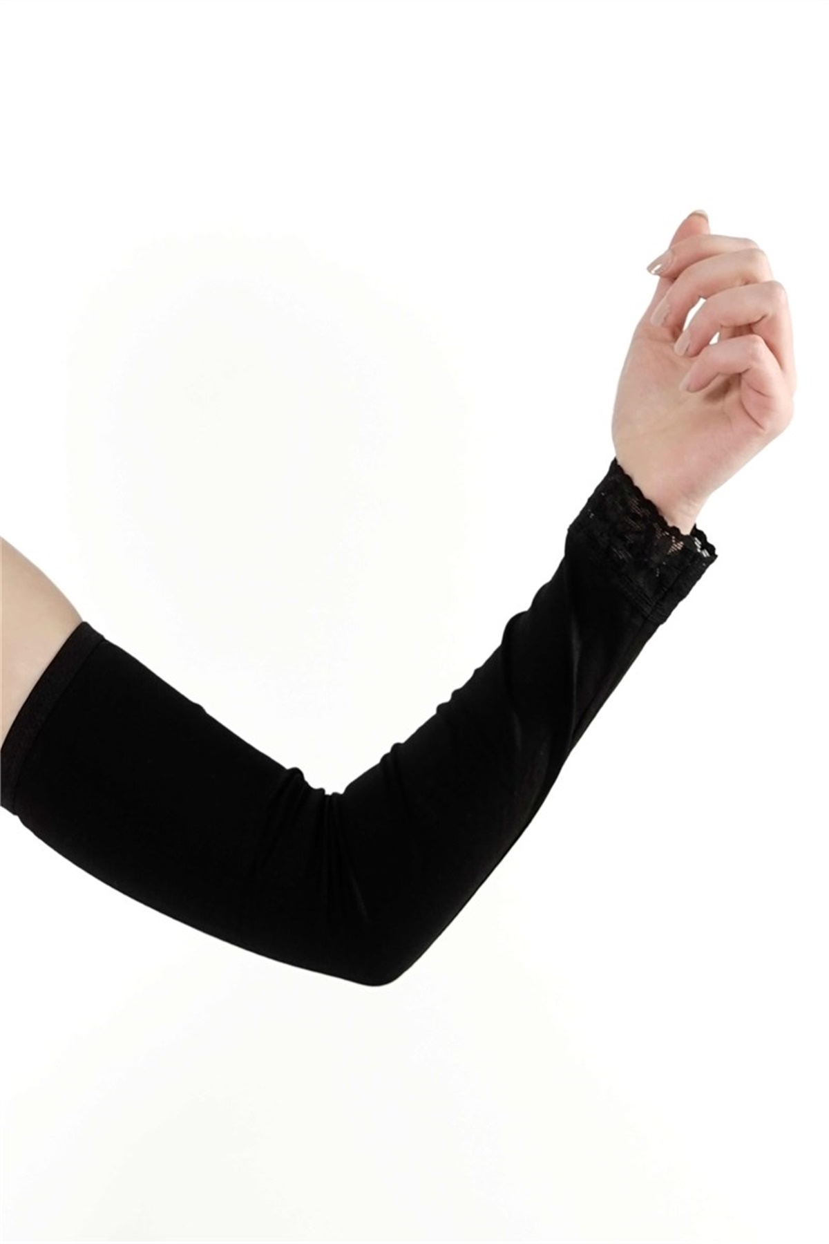 Tesettür Penye Dantelli Kolluk  B0209-04