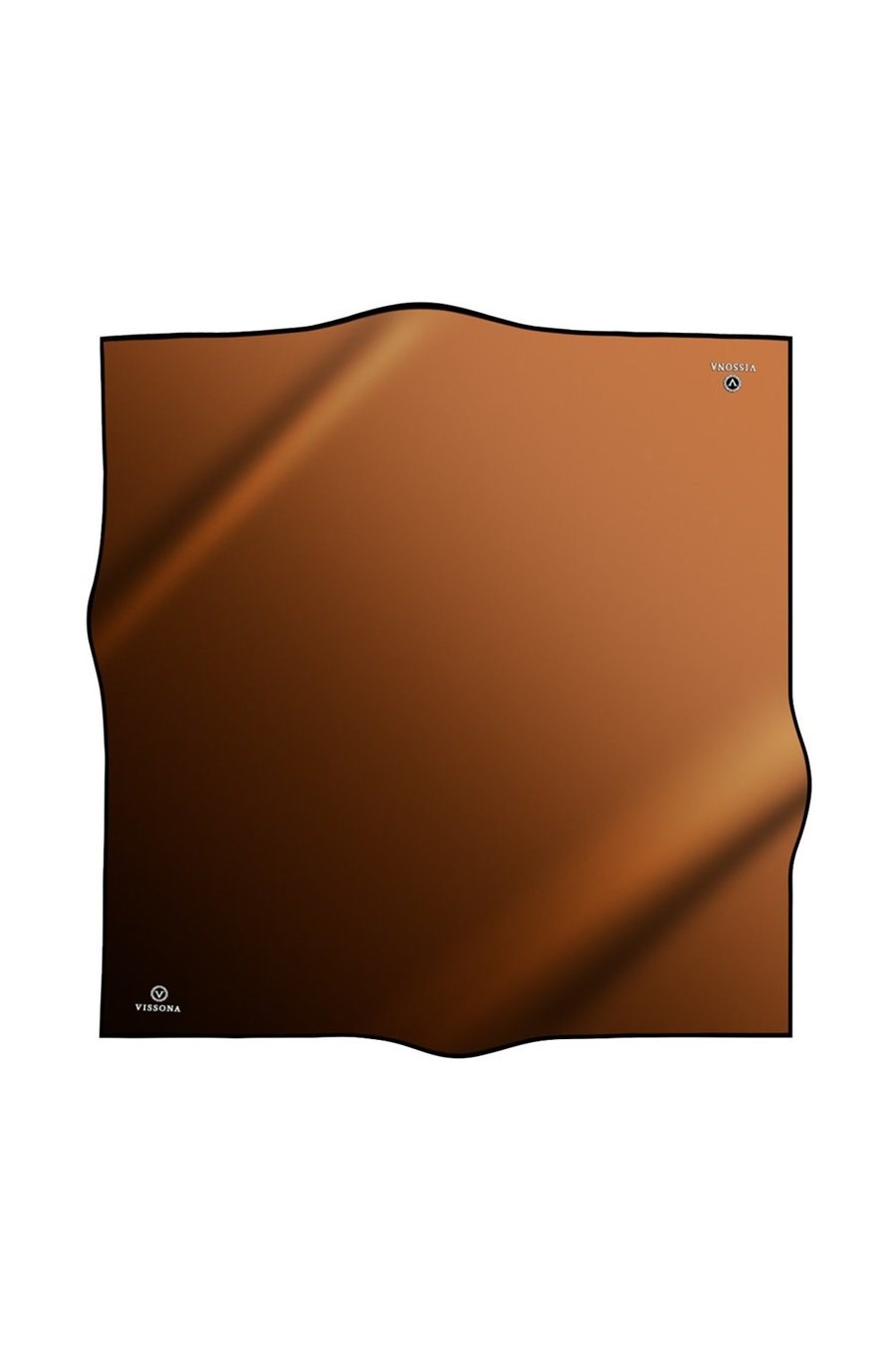 Vissona Tivil İpek Eşarp 51279 - 0014 Taba Degrade Desen