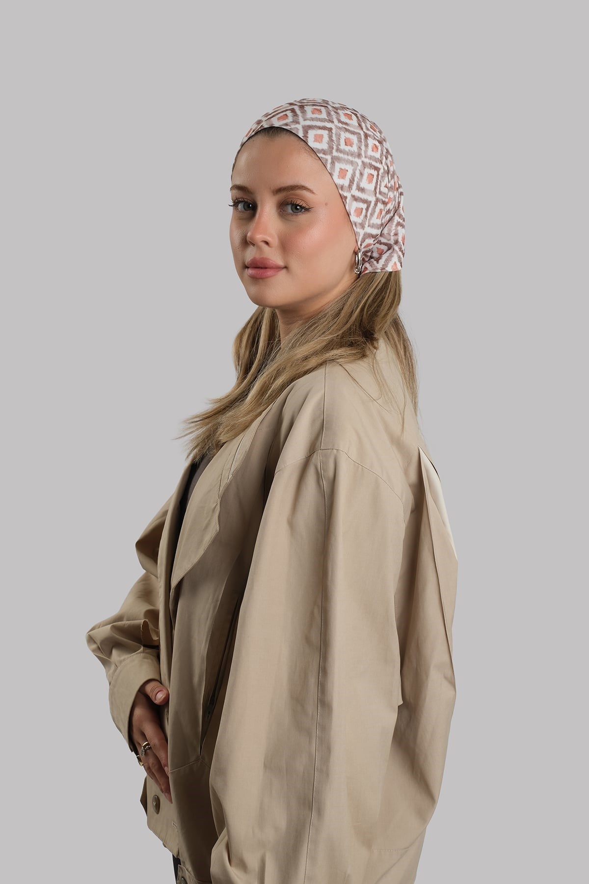 Vizon Pratik Hazır Geçmeli Buff Bandana Sandy Desenli Boru Bone 2417_10