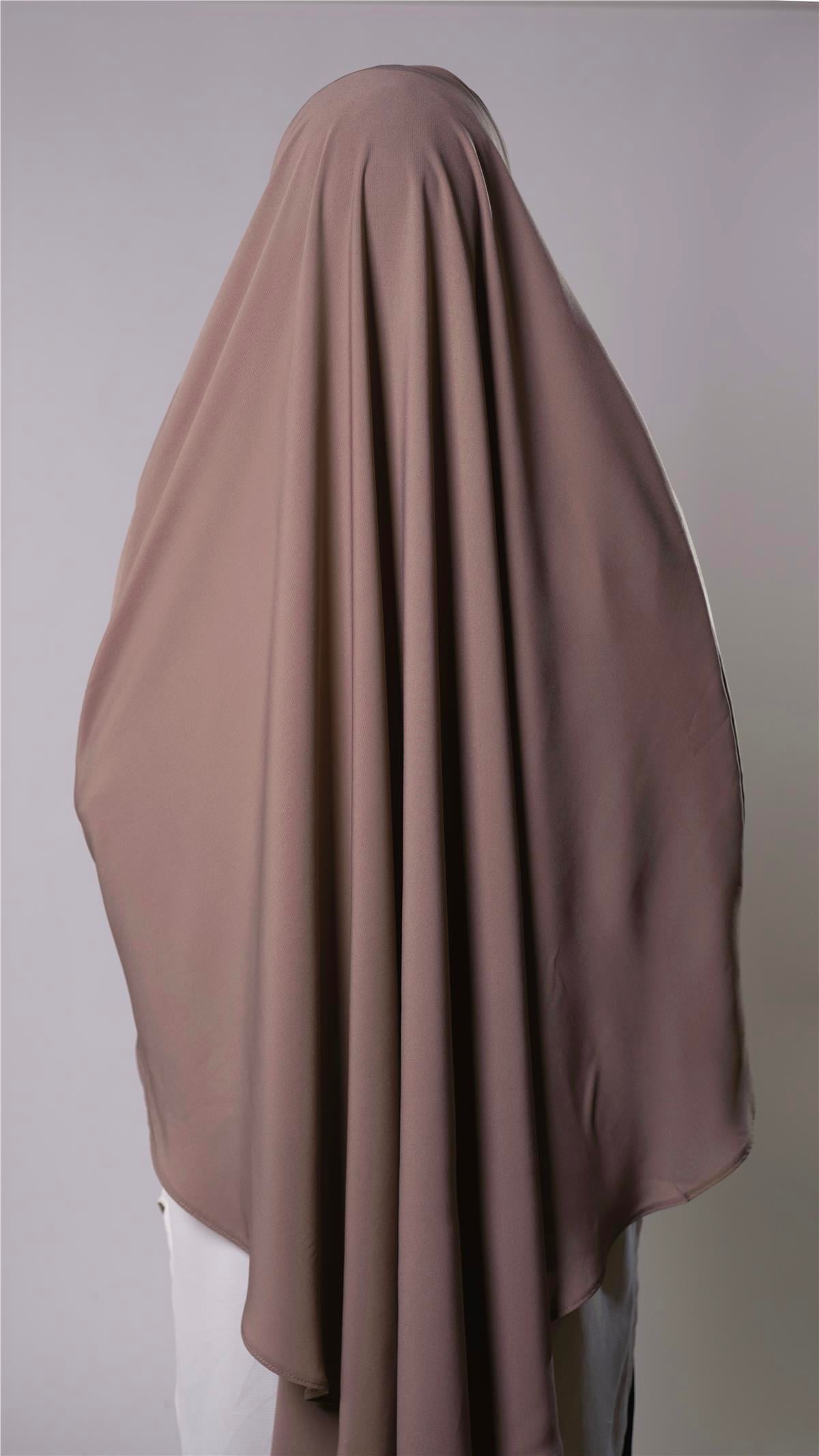 Vizon Pratik Hazır Geçmeli Tesettür Eşarp Medine İpeği Kumaş Arkadan Bağlamalı Sufle Hijab 2301_10
