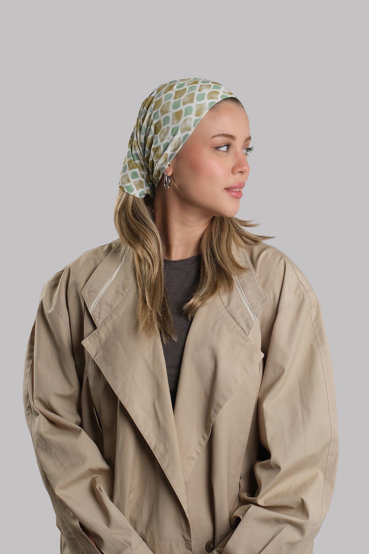 Yağ yeşili Pratik Hazır Geçmeli Buff Bandana Sandy Desenli Boru Bone 2419_36