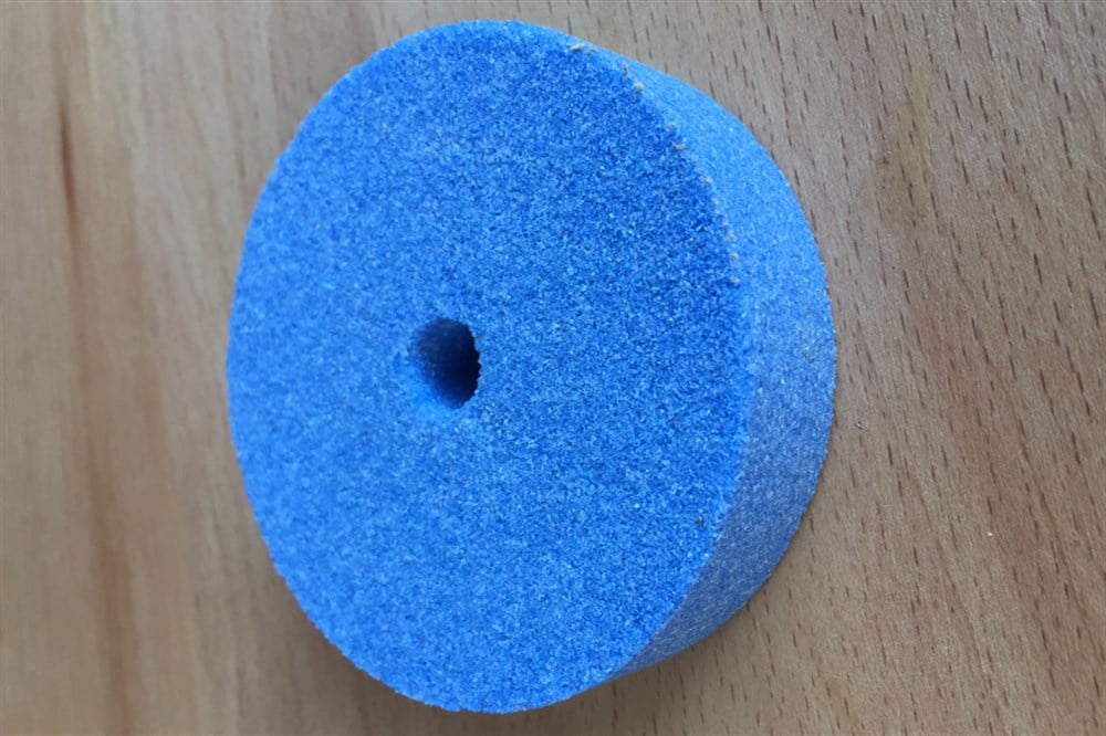 Çark Taşı-Bileyi Taşı 75x20x10 mm-Mavi