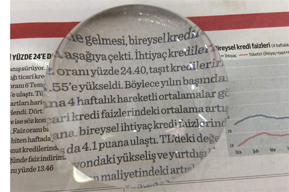 Okuma Büyüteci-Kubbe Cam Büyüteç Magnifier-Loup
