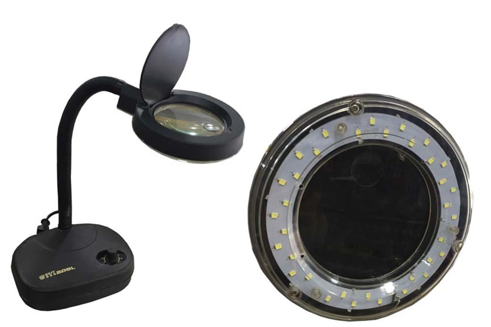 Büyüteçli Masa Lambası-Mini -Boru Gövde-Ledli-Best-208L