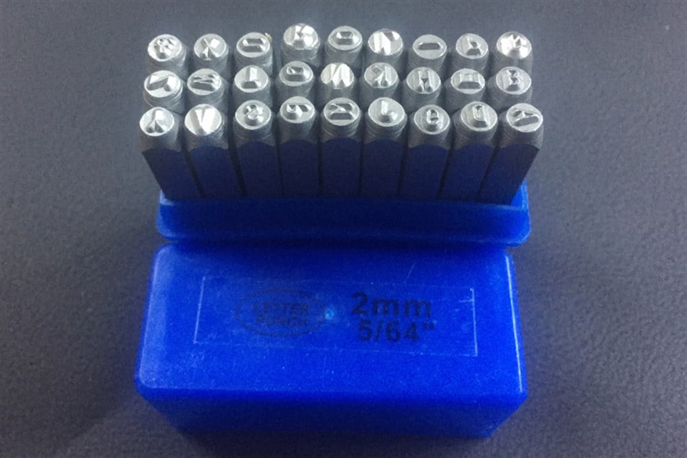 Harf Damga Seti A-Z-2 mm