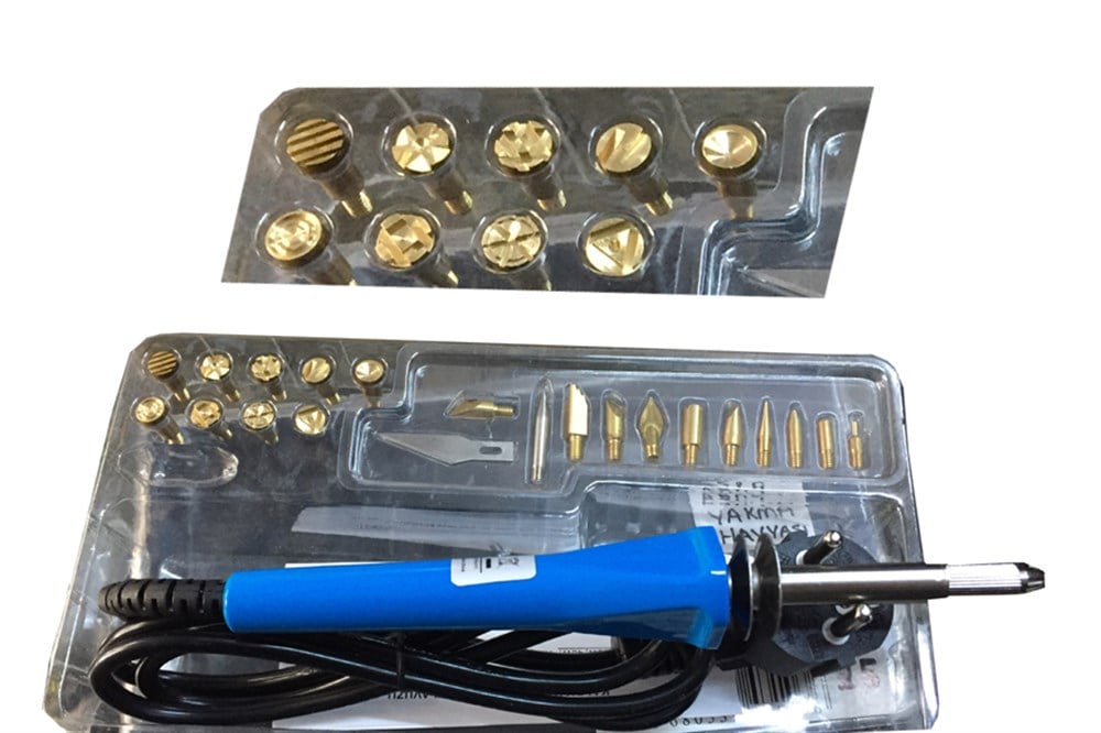 ZD-972A Ahşap Yakma Havyası-Havya Takımı 22 Uç