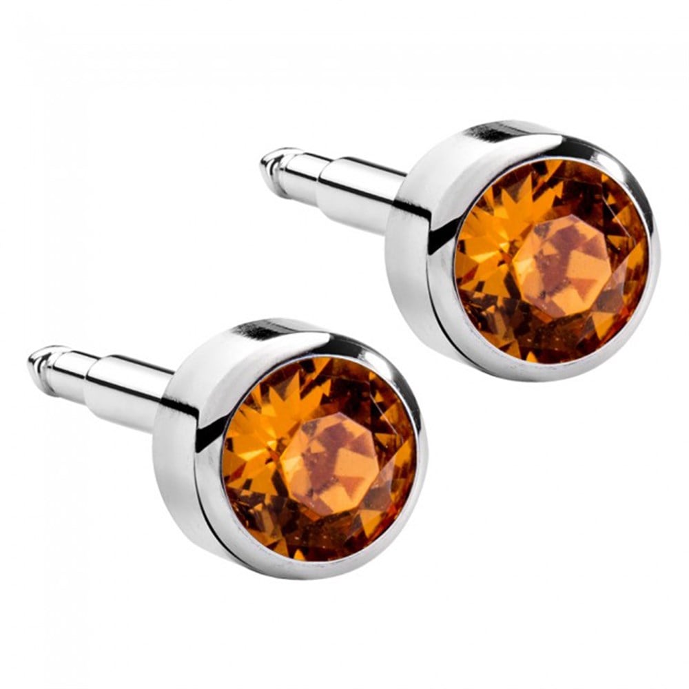 Nina Kulak Delme Küpesi - White Topaz