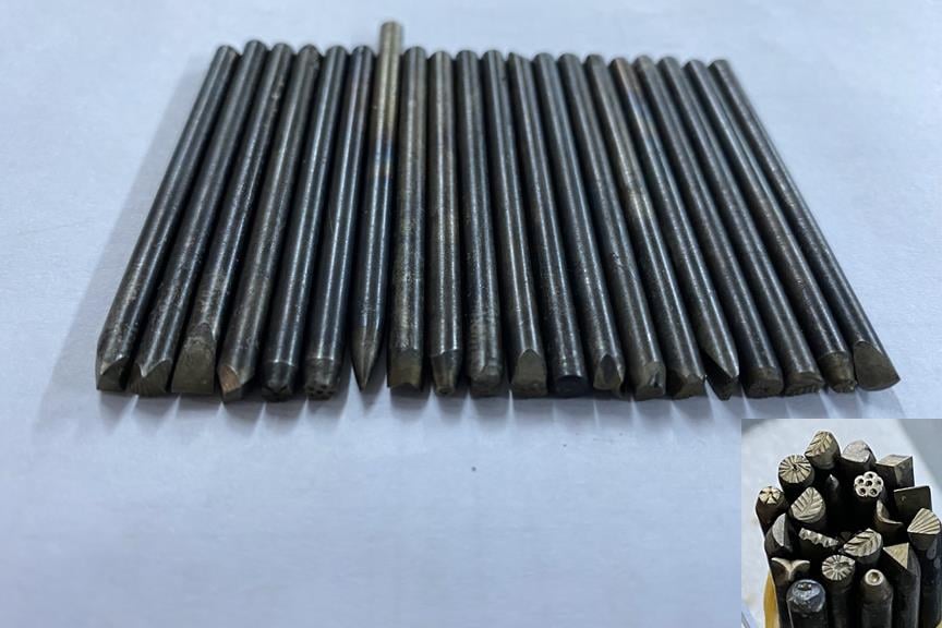 Motif Damga Seti- 20'li-3 mm Saplı