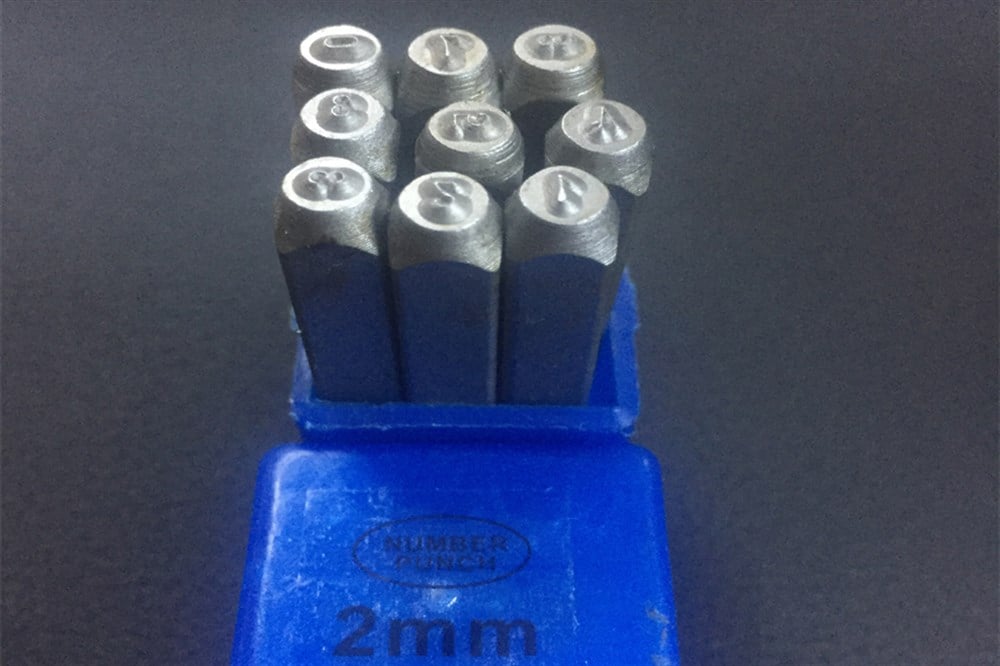 Rakam Damga Seti  0-9  2 mm