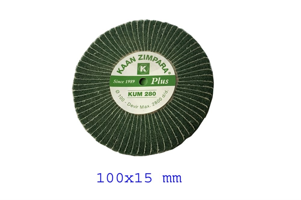 Kaan Zımpara Plus Kalite Yeşil Brose Zımparalar 100x15 mm
