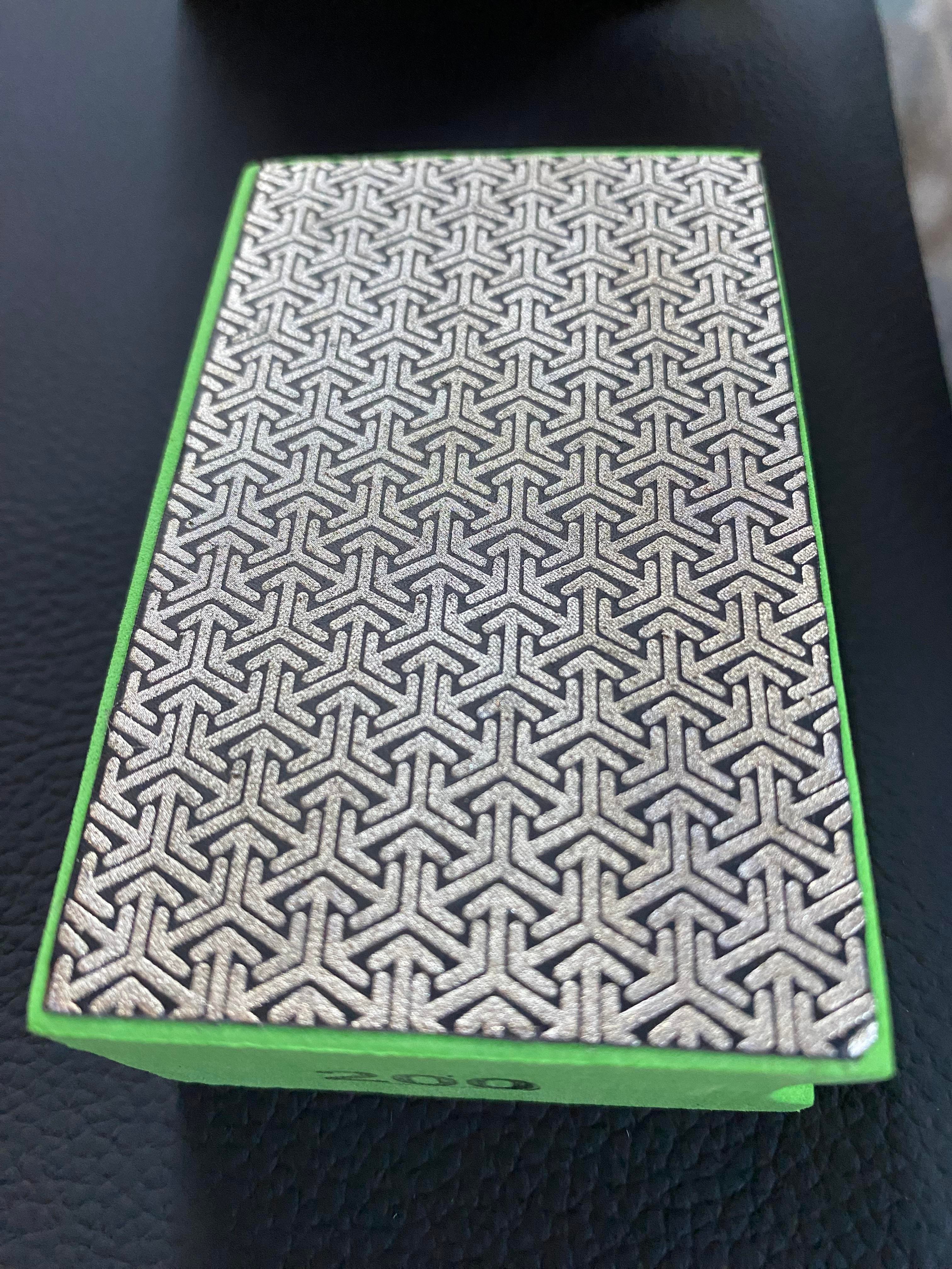 Elmas Kumlama Süngeri-Yeşil-No:200 --90x55 mm