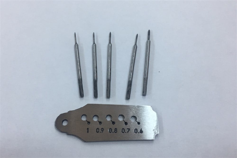 GS215 Haddeli Pafta Takımı- 0,6 mm-1 mm
