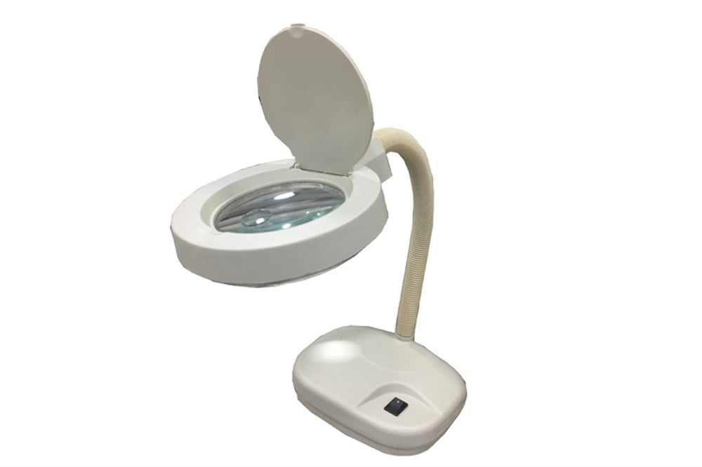 Büyüteçli Masa Lambası-Mini -Boru Gövde-Lian