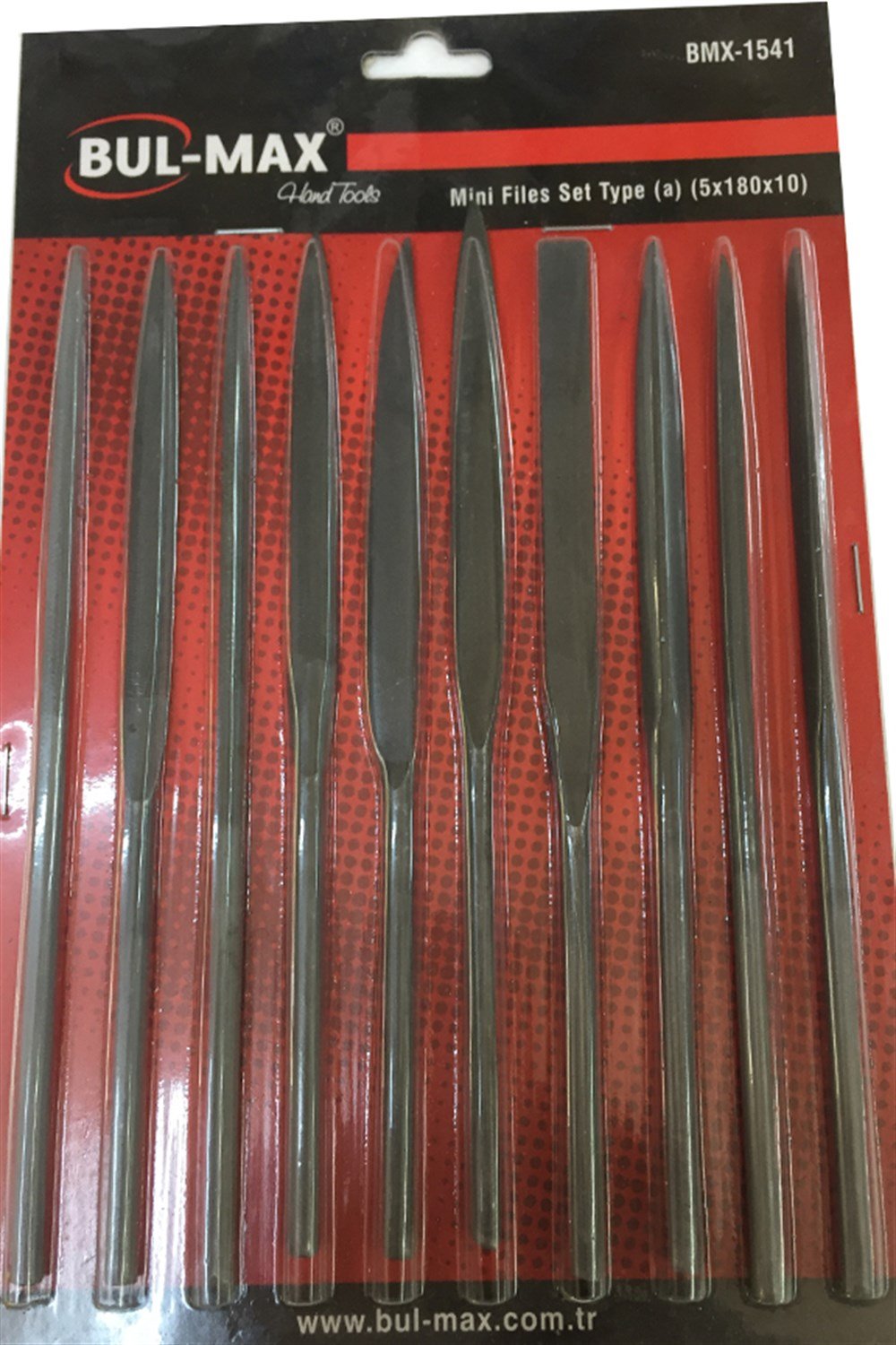 Saatçi Eğe Seti 10lu Set160 mm-PVC Cepli