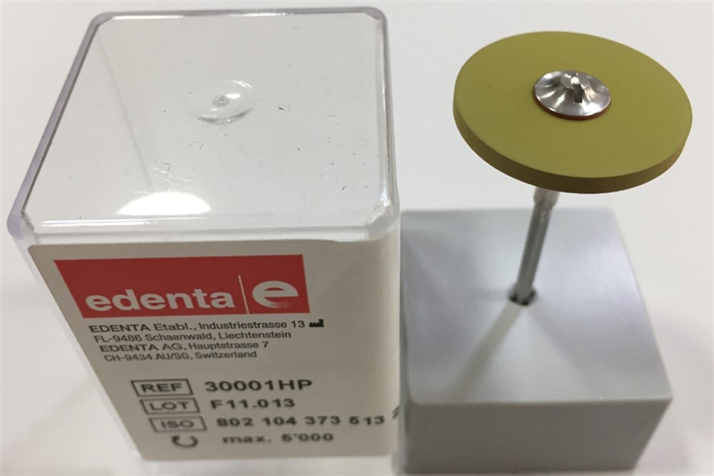 Edenta 3000 Diamond Lastiği-Sarı Parlatma Lastiği-Diamond