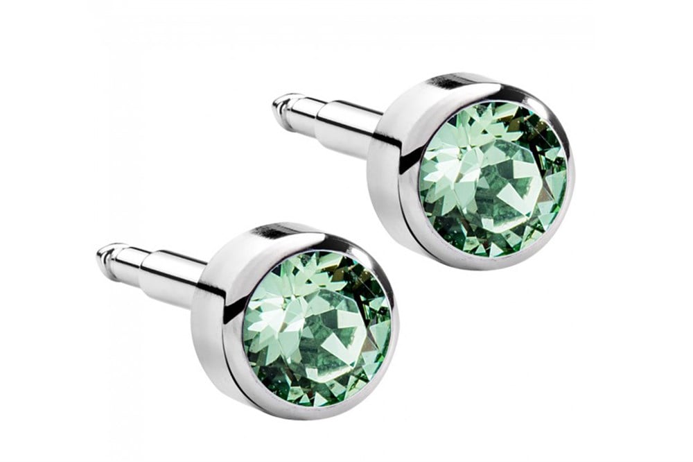 Nina Kulak Delme Küpesi - White Peridot
