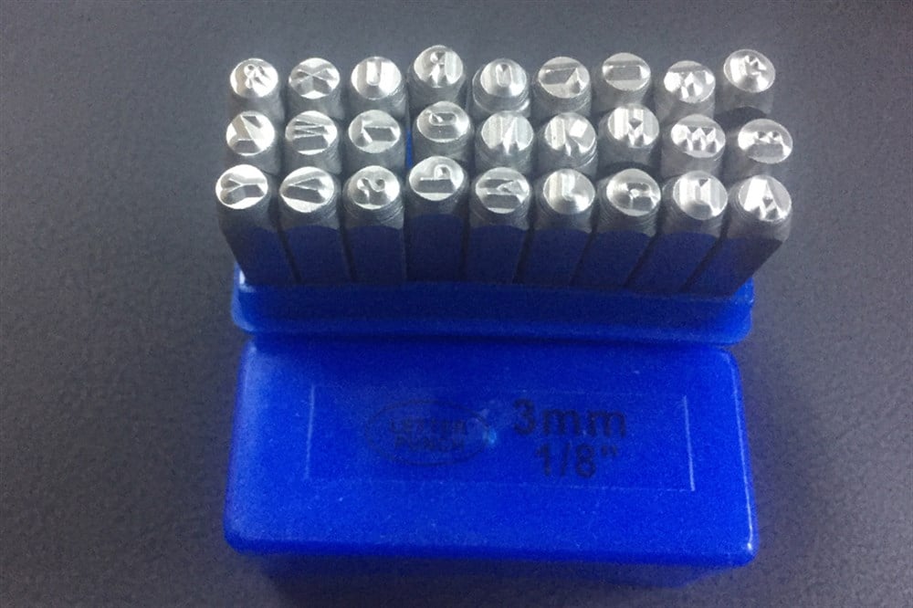 Harf Damga Seti  A-Z   3 mm-Plastik Kutu