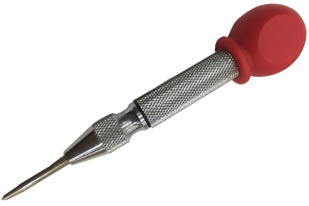 Merkez Bulma/Noktalama-Kırmızı PVC Saplı