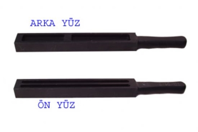 TD-01-2 30 cm 2 Kanallı Tel+Raporluk Saplı Derece