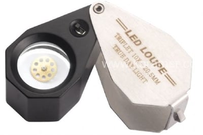 Loup 10X 21 mm Işıklı