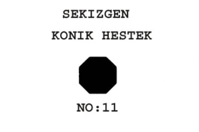 11 Konik Heştek Sekizgen 140-040  17'