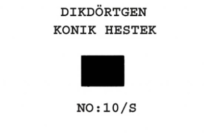 10/S Konik Heştek Dikdörtgen 4x2,8/14x10  17'
