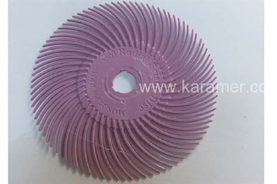 3M Radial Bristle Motor İçin-Eflatun Çap:75 mm