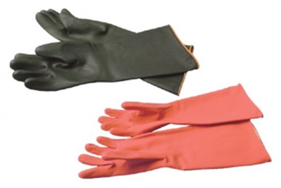 Kumlama Eldiveni-Kırmızı&Siyah