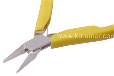 Sarı Saplı Düz Dişsiz Pense-Kısa Ağız