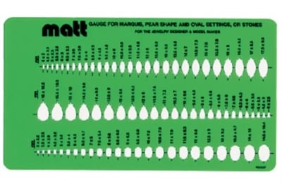 CA-2854 Matt Dizayn Şablonu-Oval/Pear/Marquis