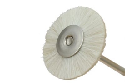 MSHS78W Mandrenli Beyaz Keçi Kılı Fırça Yumuşak 2,1 cm