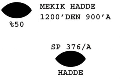 SP 376/A Mekik Hadde   1200-900