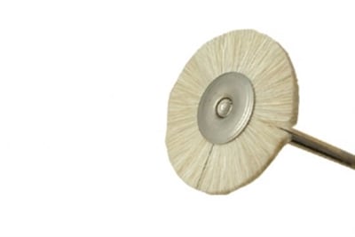 MSHH78W Mandrenli Beyaz Kıl Fırça Sert 2,1 cm