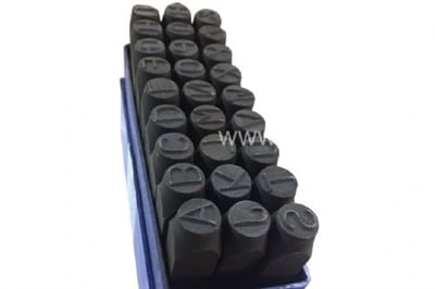 Harf Damga Seti  A-Z   10 mm-Plastik Kutu