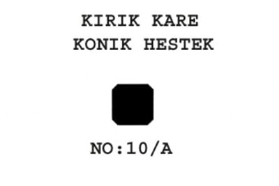 10/A Konik Heştek Kırık Kare140-040  17'