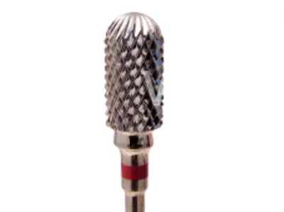 Karbayt Freze Round Silindir 7 mm - Medium -2 Cut-Kırmızı Bant