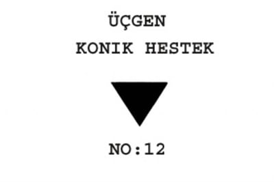 12 Konik Heştek Üçgen 140-040  17
