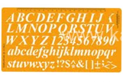 IS-5 Harf Şablonu-El Yazısı