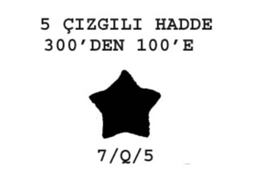 7/Q/5 Çizgili Hadde  300-100