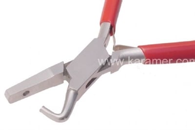 KRM24 Delme Pensesi-3 mm Eğri Kargaburu/Düz Delikli Ağız