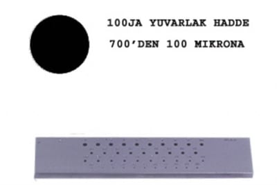 100JA Yuvarlak Hadde 700-100