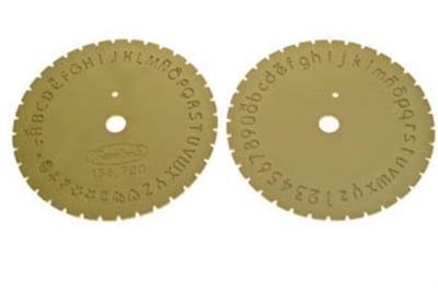 156.720 Harf Şablonu Modern Block