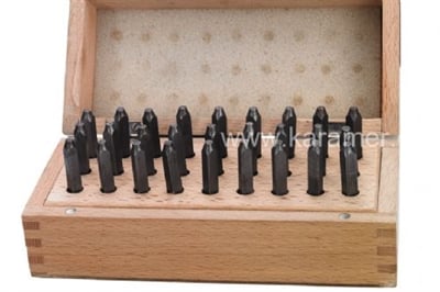 CTS-1409 Harf Damga Seti A dan Z ye 2 mm