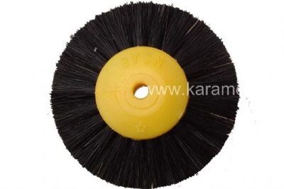 Dar Kıl Fırça-Sarı Plastik Göbek-BAYSAN